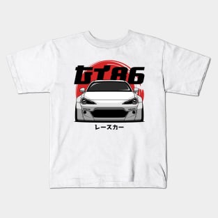 White GT 86 Front Kids T-Shirt